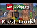 Lego worlds gameplay first look explore discover create