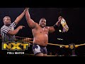 FULL MATCH - Roderick Strong vs. Keith Lee – NXT North American Title Match: WWE NXT, Jan. 22, 2020