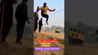 Scissor jump regular practice in Tejas physical academy Ara Bhojpur bihar viral shorts