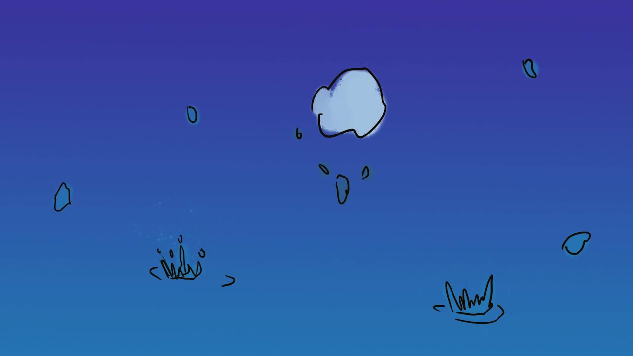 Water drop animation - YouTube