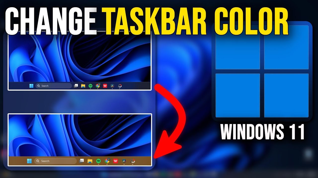 How to Change Your Taskbar Color in Windows 11 | Fast & Simple Tutorial ...