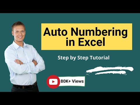 Auto Numbering in Excel | How to Automatically get Sequential Numbers?