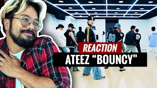 Professional Dancer Reacts To ATEEZ  BOUNCY [Practice + Performance]