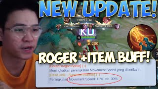 ROGER JUNGLE + GDS NEW BUFF !? AUTO NGIBRIT TERUS GUYS !!! - Mobile Legends