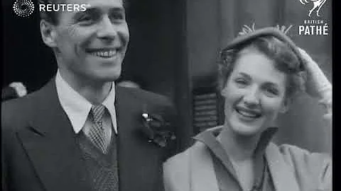 Barbara Murray marries John Justin (1952)