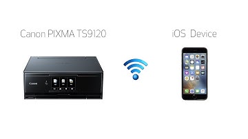 Setting up Your Wireless Canon PIXMA TS9120 - Easy Wireless Connect with an iOS Device