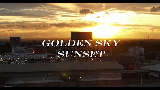 GOLDEN SKY SUNSET 4K DJI MAVIC AIR 2