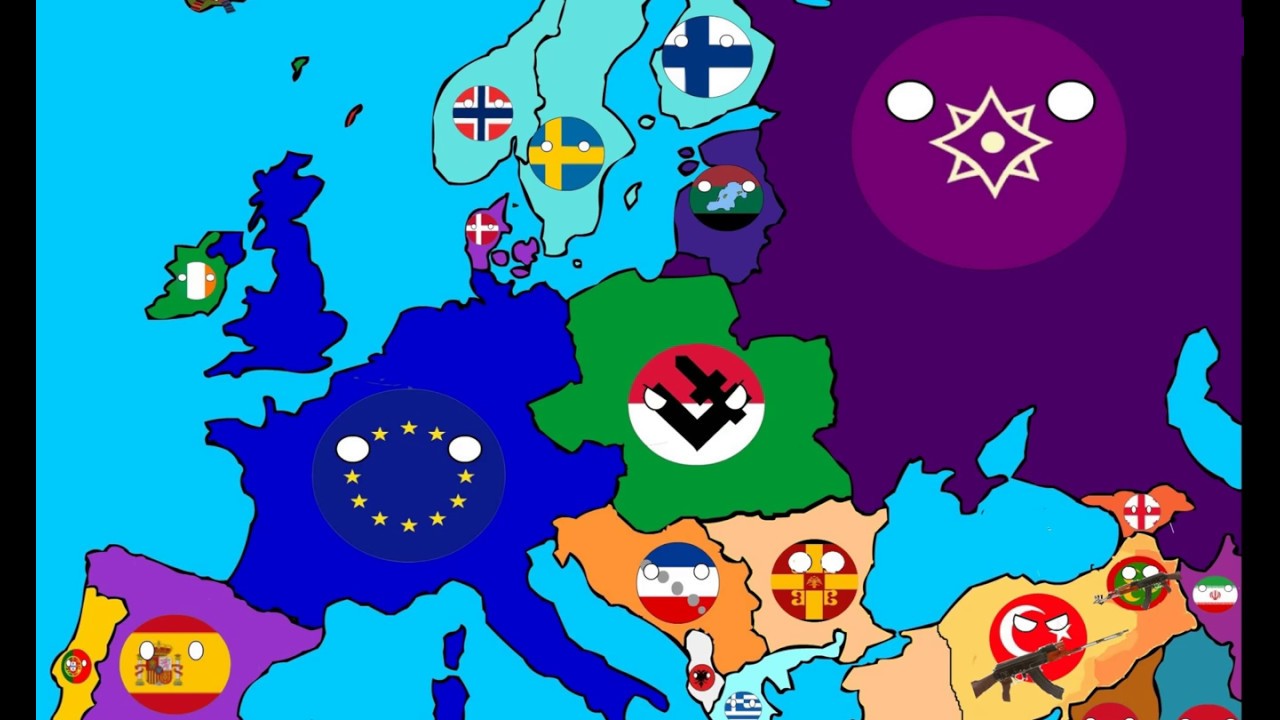 Карта мира кантриболз 2022