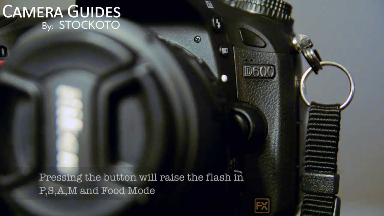 How to set Flash on a Nikon D600 YouTube