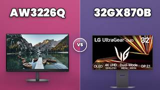 Dell Alienware AW3226Q vs LG 32GX870B Comparison | 4K QD-OLED Gaming Monitor Battle (2026)