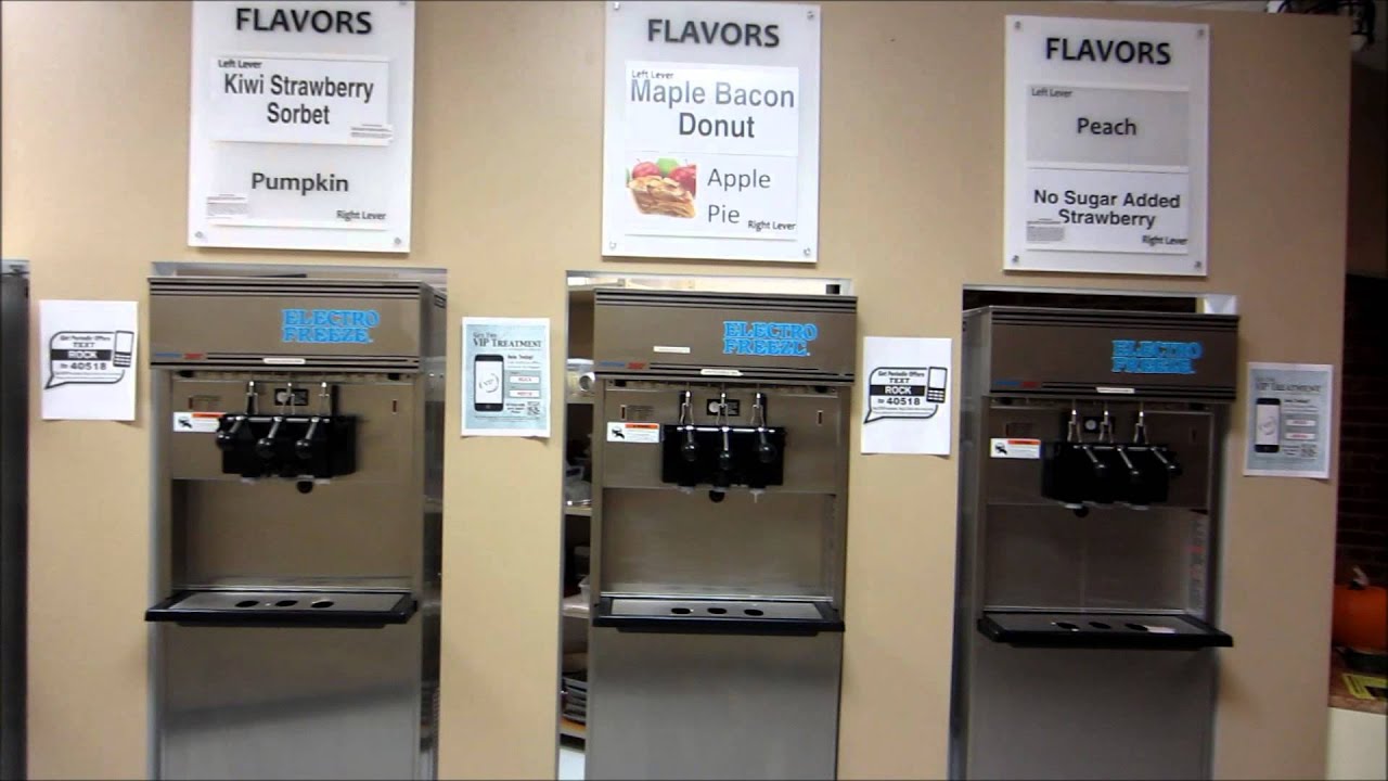 Frozen Yogurt Flavors at Rock 'n Yogurt YouTube