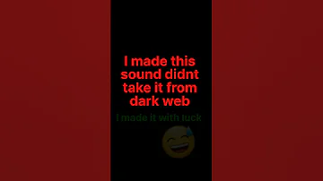 Sound From The Dark Web Shorts 