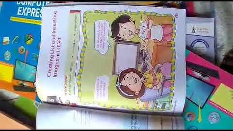 Class-7, computer,ch-6 creating list and inserting image in html