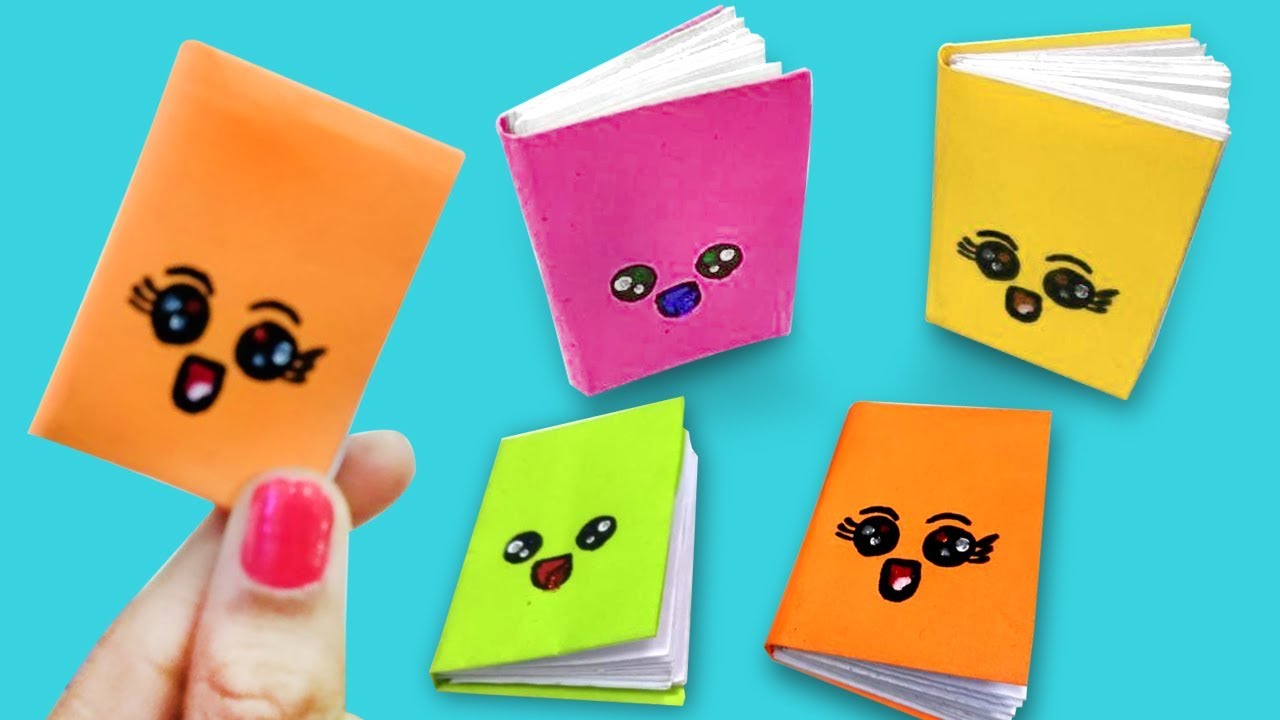 DIY Mini Notebook, Paper Crafts, Mini Notebook For Kids, Mini Pocket  Notebook