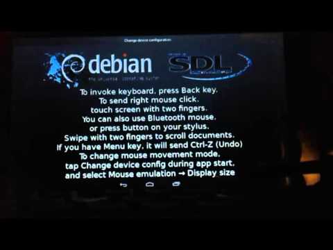 Install Debian Linux on a Android tablet (Real emulator)
