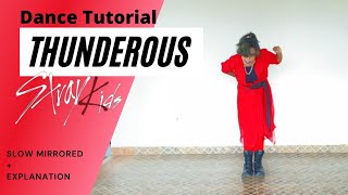 Stray kids-Thunderous Dance cover   Tutorial (Slow Mirrored   Explanation) by Rhea #DreamKpop2021