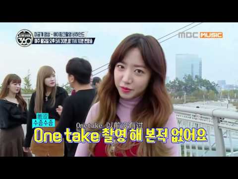 161101 MBC StarShow360 Apink 'Ding Dong'MV拍攝花絮[特效中字]