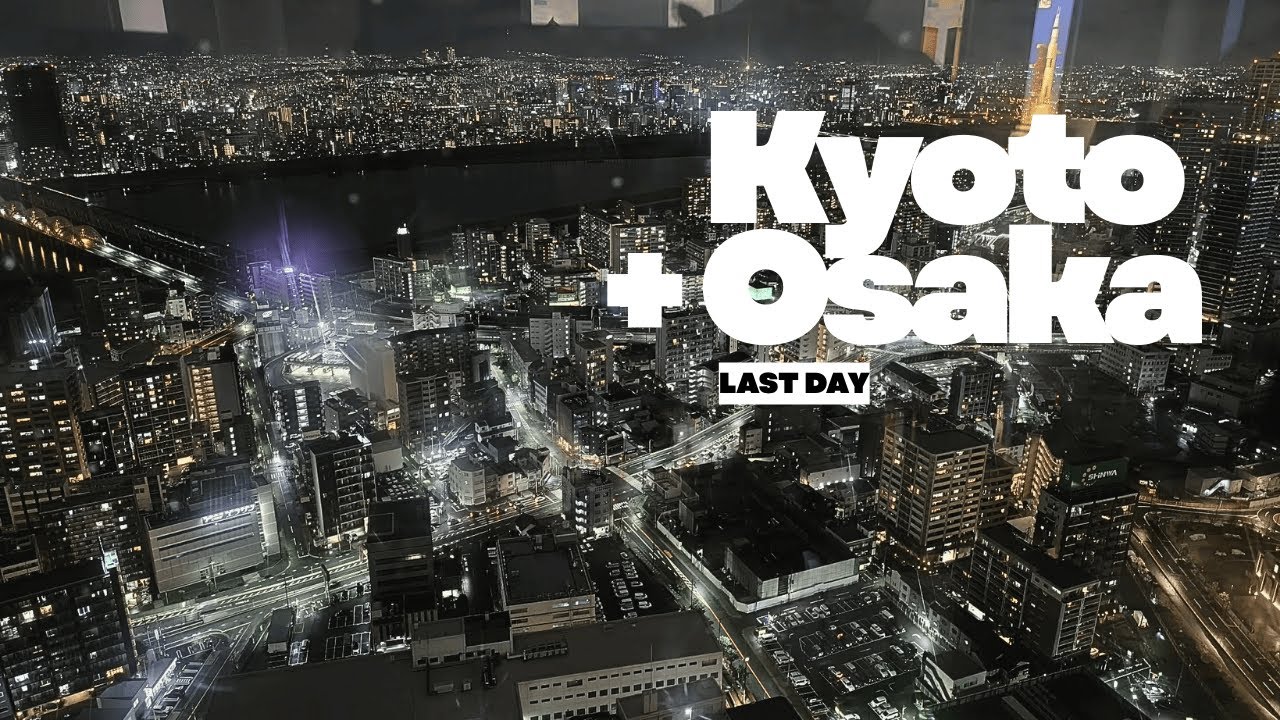 Day 4 in Kyoto: Exploring a flea market at Toji Temple + Visiting the Umeda Sky Building in Osaka