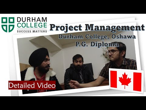 Durham College: Project Management- Detailed Video Job, PR, Career Prospect, Salary, and much more!