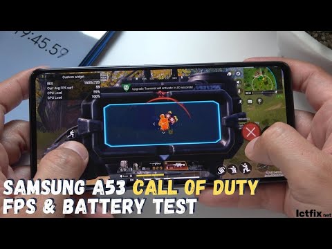 Samsung Galaxy A53 Call of Duty Mobile Gaming test CODM | Exynos 1280, 120Hz Display