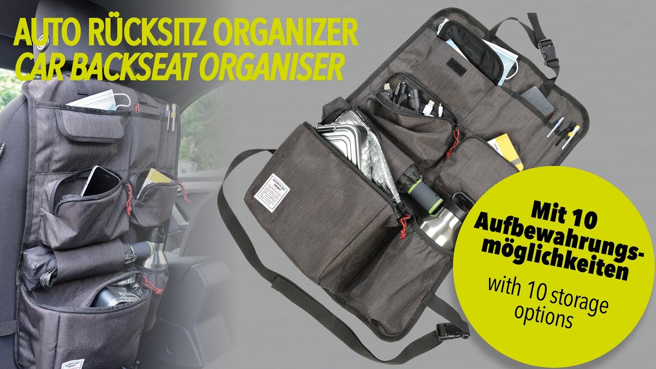 Car back seat organizer, BUSINESS CAR ORGANIZER