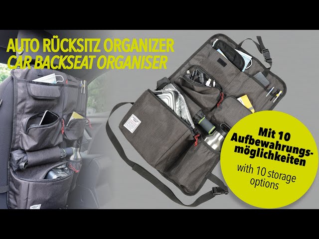 DIY RÜCKSITZTASCHE für´s Auto - perfekt für Rücksitze mit Tisch / Täglich  Mama 