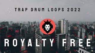 ROYALTY FREE | Trap Drum Loops 2022 Vol. 3 | 75 bpm