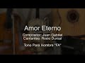 Amor Eterno- Rocio Durcal y Juan Gabriel - Tono para Hombre - FA - Puro Mariachi Karaoke