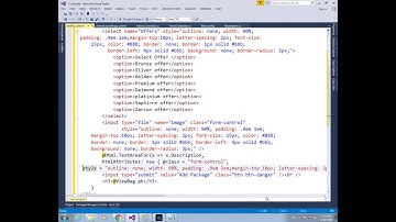 3- Admin Panel(with template implement) of Travel guide web application on ASP.Net MVC