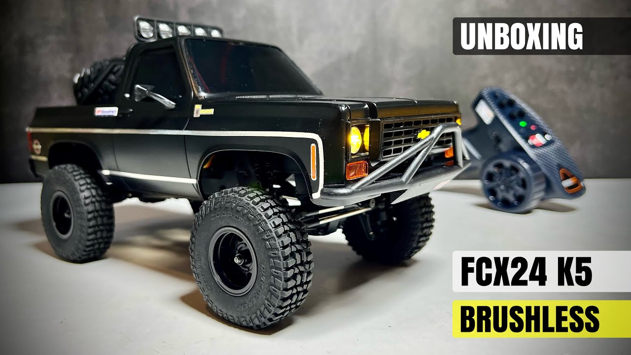 FMS FCX24 K5 BLAZER RTR ブラック FMS 1:24 FCX24 Chevrolet K5 Blazer Brushless RTR