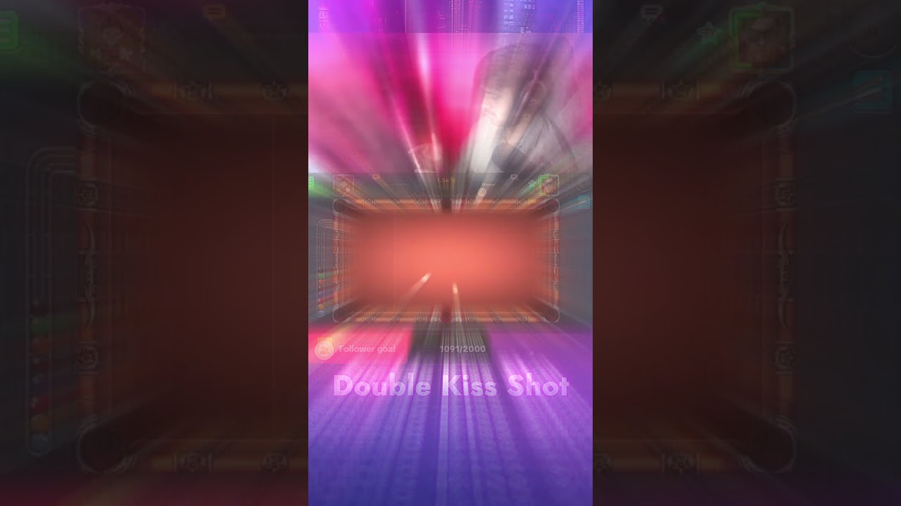 ๐ฅ Level 999 Double Kiss Shot ๐ฅ 8 ball pool GamingWithK #8ballpool #gamingwithk #trickshots #kissshot