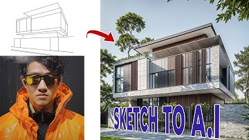 Stable Diffusion trong Kiến trúc | Hướng dẫn tạo phương án 3D từ Sketch sơ phác | ArchiAI