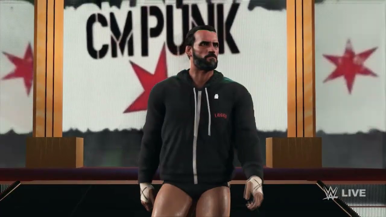 CM Punk 2022 w/ Entrance Graphics Pack & Theme