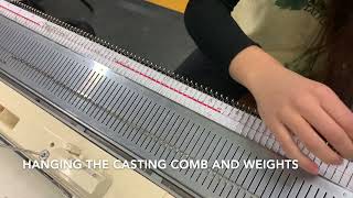 : Machine Knit Ladder Panel