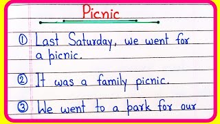 10 lines essay on picnic | Picnic essay 10 lines in English | Essay on picnic | Family picnic essay screenshot 1