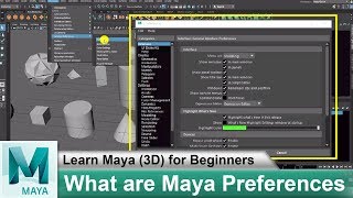 What are Preferences in Maya | Learn Maya 3D Animation for Beginners Tutorials #59