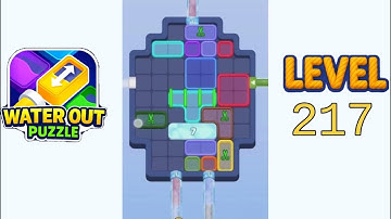 Water Out Puzzle Level 217 Walkthrough Solution