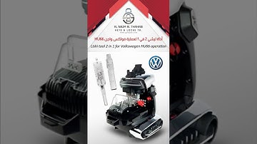 Lishi tool 2 in 1 for Volkswagen HU66 operation / 2024 New 2M2 Tank 2 Pro Key Cutting Machine.