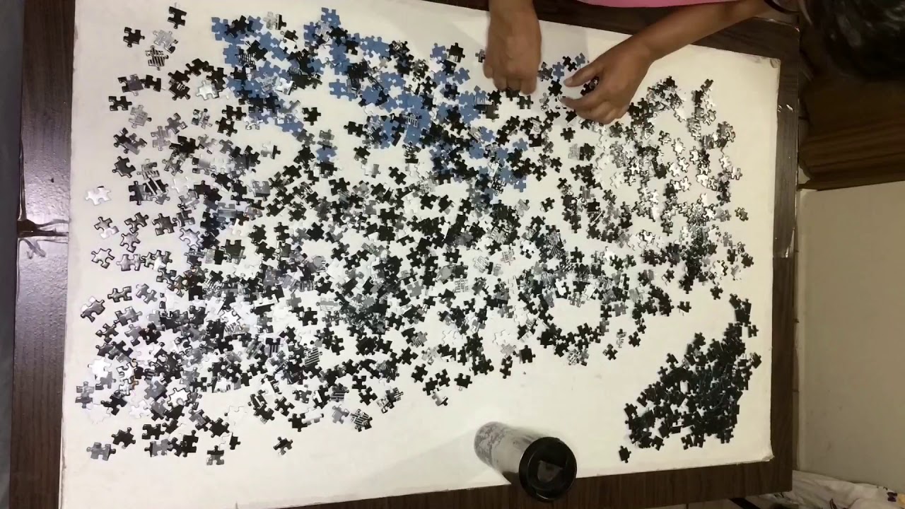 How to Glue 1000 Piece Puzzles Together in Minutes - Frame a Puzzle without  Glue? 