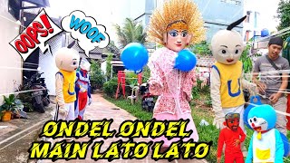 Ondel-Ondel Betawi | Drama Badut Lucu | Ondel Ondel Main Lato Lato Jumbo | Upin | Ultraman