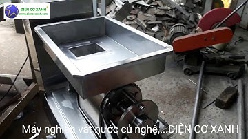 Máy nghiền vắt củ nghệ, máy làm tinh bột nghệ