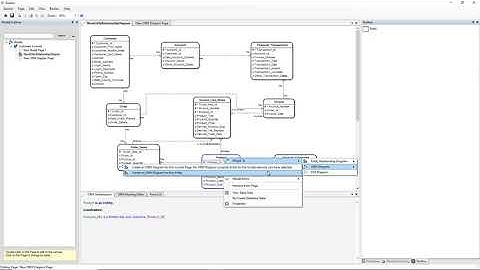 Reverse Engineering a database using the Boston conceptual modelling software.