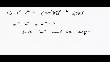 Mistakes you must avoid in Exponents 