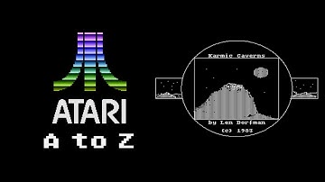 Karmic Caverns for Atari 8-bit shows us one cavern | Atari A to Z
