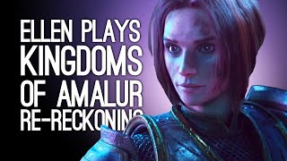 Kingdoms of Amalur: Re-Reckoning Gameplay - Ellen Plays KoA LIVE! (With Intro Cutscene Comparison!)