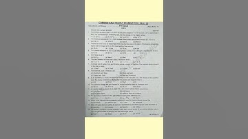 12th Physics Half Yearly Government Question Paper 2022 #shorts