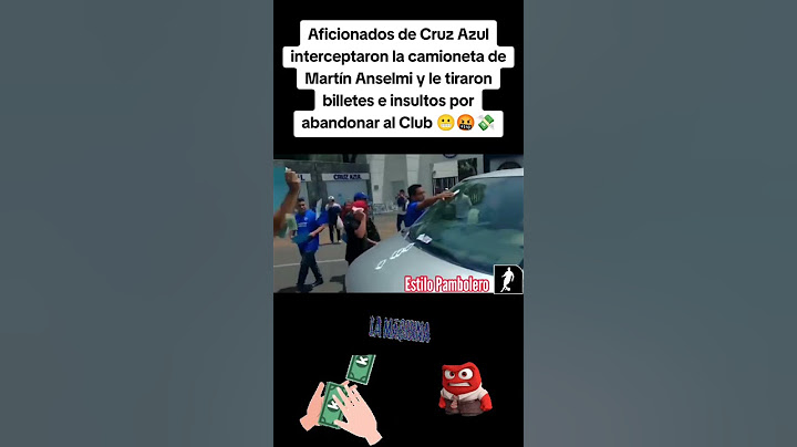 La afición de Cruz Azul le tiran billetes e insultos a Martin Anselmi #anselmi #cruzazulfc #futbol