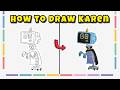 How to Draw Karen from SpongeBob SquarePants – Cartoon Drawing