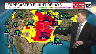 Grant Carlton is Tracking a Chilly Early Week with Late Week Travel Impacts