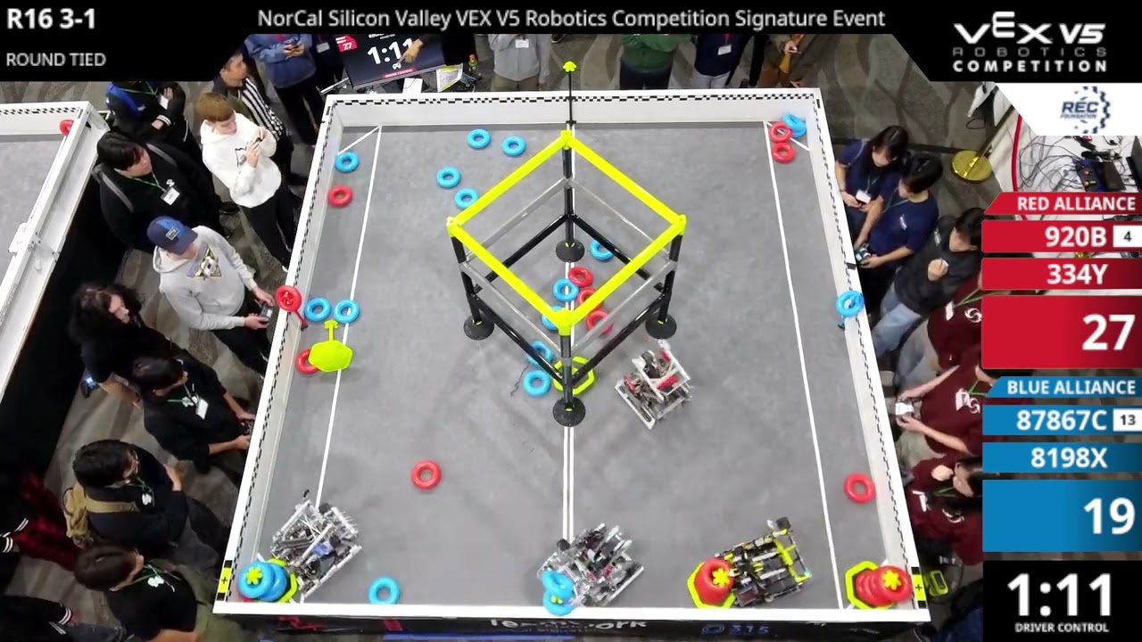 NorCal Sig - Division 1 - R16 #3-1 - 920B & 334Y vs 87867C & 8198X - Driver